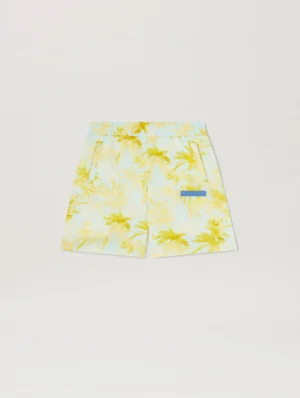 AOP Palms Travel Sky Blue Short