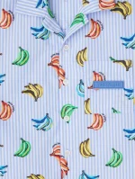 Aop Bananas Bowling Sky Blue Shirt-2
