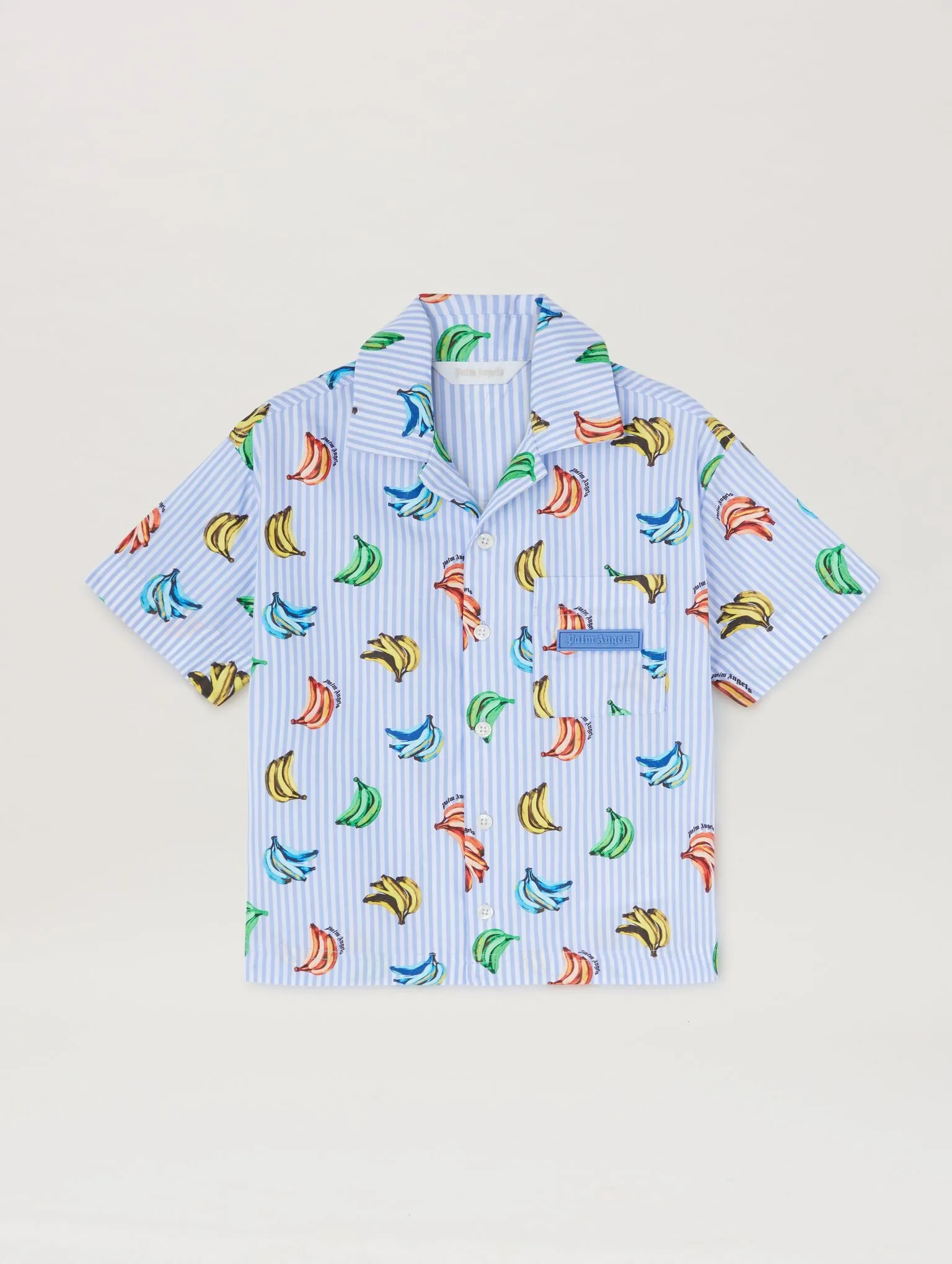 Aop Bananas Bowling Sky Blue Shirt Aop Bananas Bowling Sky Blue Shirt