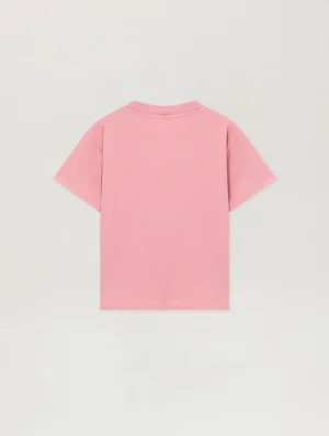 Blurred Logo Antique Rose T-Shirt-1