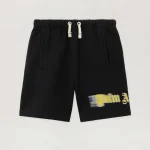 Blurred Logo Black Sweatshort