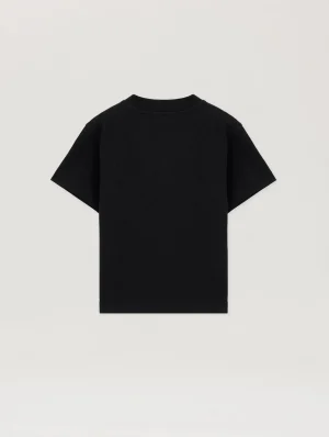 Blurred Logo Black T-Shirt-1