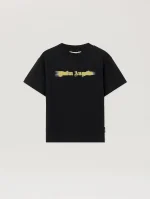 Blurred Logo Black T-Shirt