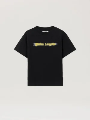 Blurred Logo Black T-Shirt