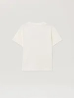 Blurred Logo Off White T-Shirt-1