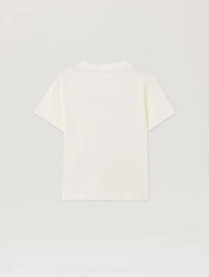 Blurred Logo Off White T-Shirt-1