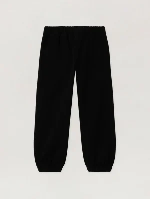 Blurred Logo Regular Black Sweatpant-1
