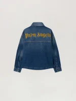 Brushed Denim Blue Overshirt-1