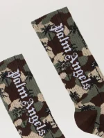 Camo Palms High Socks-1