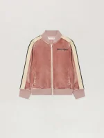 Chenille Antique Rose Track Jacket