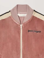 Chenille Antique Rose Track Jacket-2