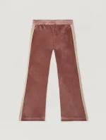Chenille Track Flare Antique Rose Pant-1