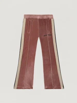 Chenille Track Flare Antique Rose Pant