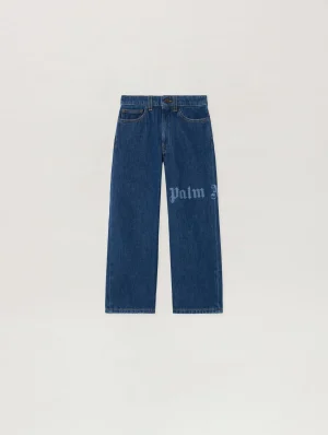 Classic Logo Denim Blue Pant