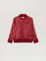 Coated Track Bomber Jacket