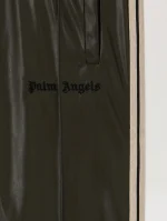 Coated Track Loose Black Pant-2