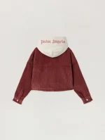 Corduroy Antique Rose Crop Jacket-1