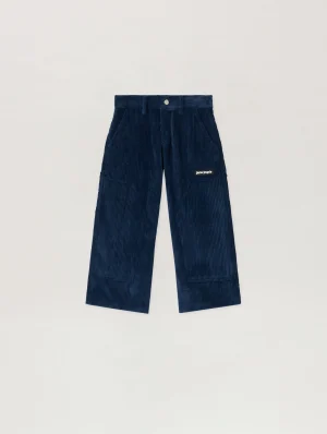 Corduroy Navy Blue Work Pant
