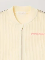 Corduroy Soft Pink Logo Track Jacket-2