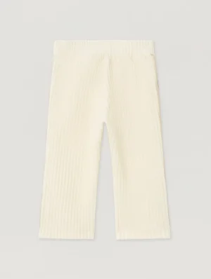 Corduroy Stripe Off White Track Pant-1