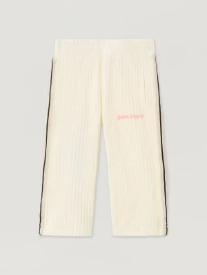 Corduroy Stripe Off White Track Pant