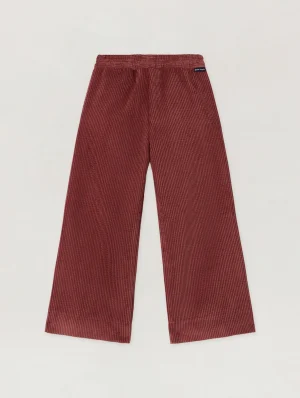 Corduroy Wide Antique Rose Leg Pant-1