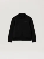 Curved Logo Black Track Jacket