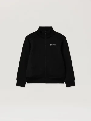 Curved Logo Black Track Jacket