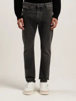 Curved Logo Denim Jeans-2