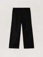 Cut Black Track Pant-1