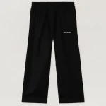 Cut Black Track Pant