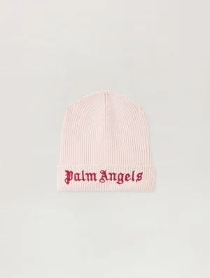 Embroidered Logo Knit Beanie