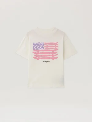Flag Graphic Off White T-Shirt