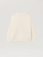 Flag Motif Off White Sweater-1