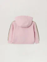 Full Zip Soft Pink Track Hoodie-1