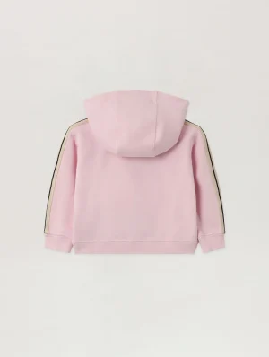 Full Zip Soft Pink Track Hoodie-1