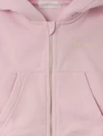 Full Zip Soft Pink Track Hoodie-2