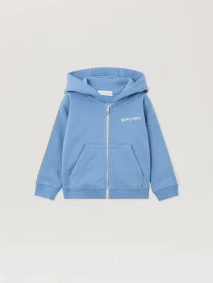 Full Zip Track Dusty Blue Hoodie