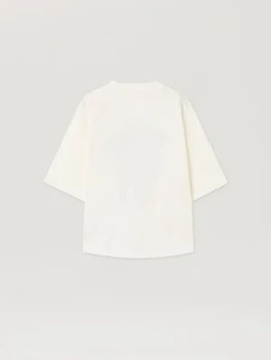 Happy Palms Graphic Off White T-Shirt-1