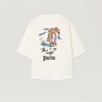 Happy Palms Graphic Off White T-Shirt