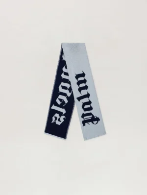 Jacquard Logo Knit Scarf-1