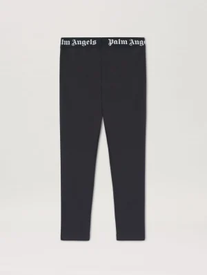Logo Band Active Black Legging-1