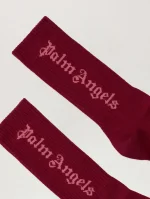 Logo Embroidered Brick High Socks-1