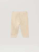 Logo Teddy Ecru Track Pant-1