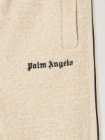 Logo Teddy Ecru Track Pant-2