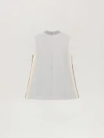 Lurex Knit Silver Track Dress-1