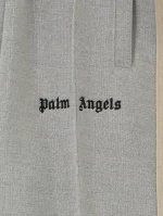 Lurex Wide Leg Silver Track Pant-2