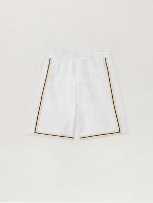 Minitrack Grey Melange Sweatshort-1