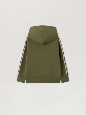 Minitrack Military Green Hoodie-1