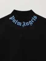 Neck Logo Black Sweatshirt-2